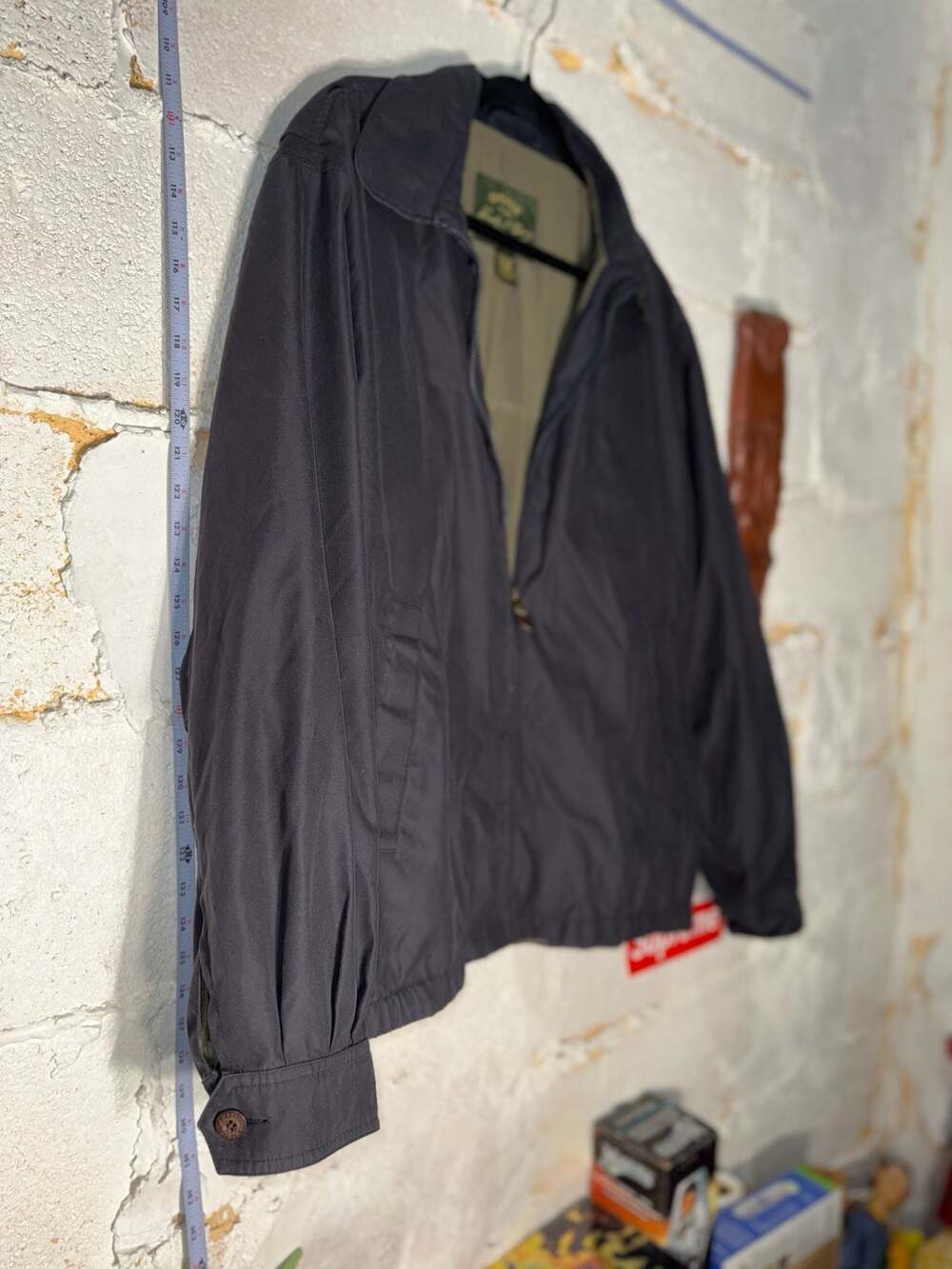Orvis Weatherbreaker Windbreaker Jacket Navy Blue Size XL - Picture 4 of 7